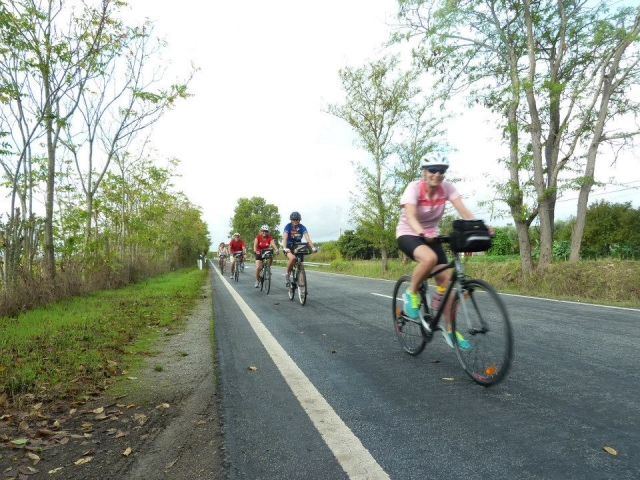 Pedaleando sobre el asfalto